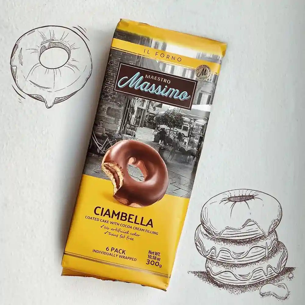 Maestro Massimo Ciambella Cocoa Cream Filling Donut 300g